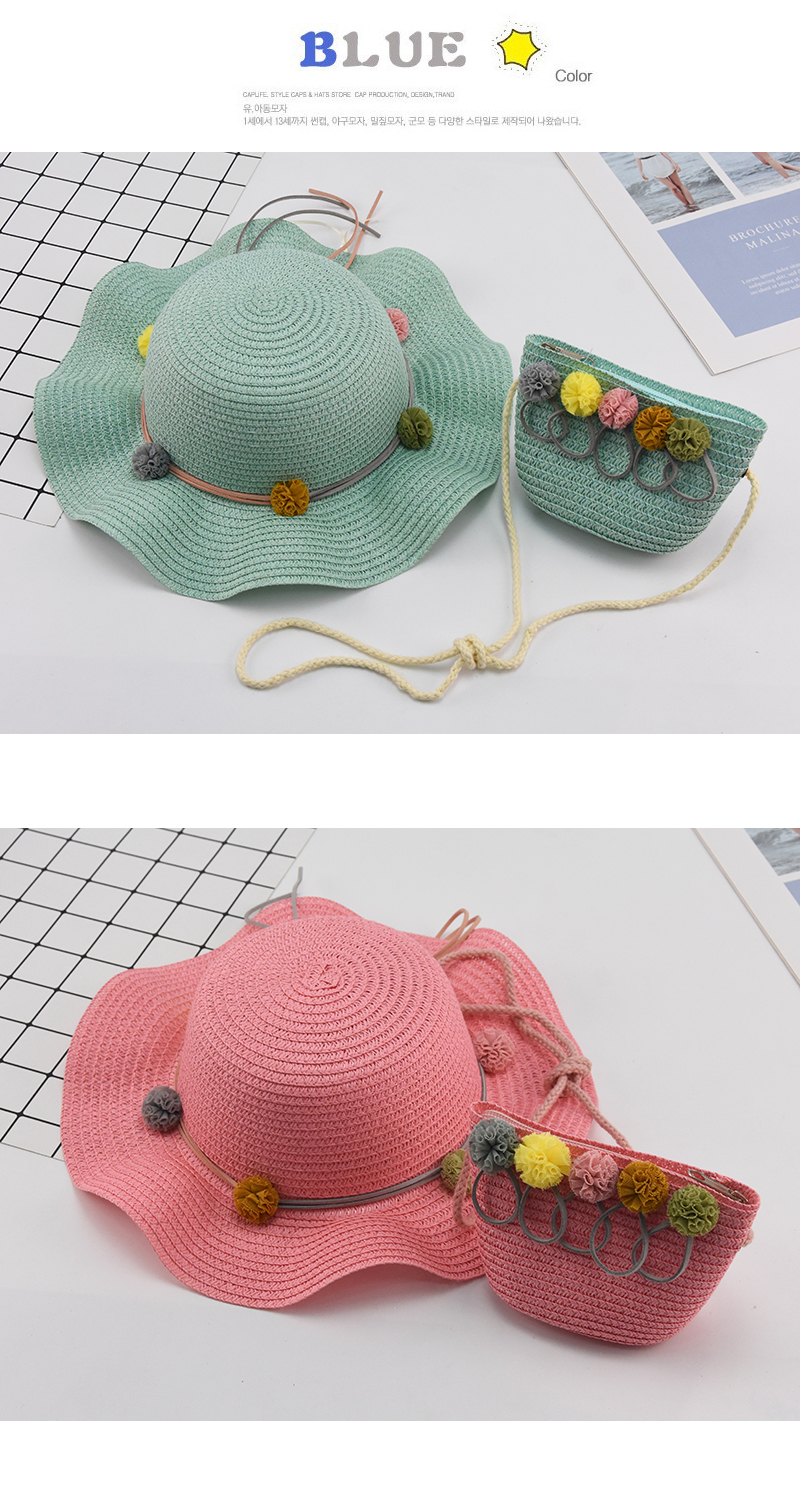 Children Summer Straw Hat Baby