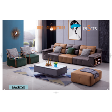 Sofá moderno de la tela de la moda de los muebles de oficina
