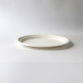 Big oval plate bagasse 12.5 inch plate