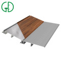 Plancher en bois d&#39;origine aluminium extérieur imperméable