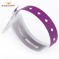 13.56mhz F08 chip Paper Disposable RFID wristbands