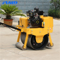 Mini Road Roller Caminata detrás de Double Drum Compressor Vibrator Small Roller Compactor