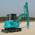 Spiral Hydraulic Piling Machine For Ground Screw