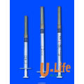 Auto jetable / Normalement Bcg Syringe 0.05ml \ 0.1ml \ 0.2ml \ 0.5ml \ 1ml