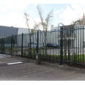 garden black metal fences steel fence