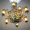 Mosque project brass  customized led chandelier light