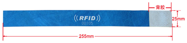 tyvek paper rfid wristbands