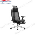 fabric seat ergo mesh office chair with headrest