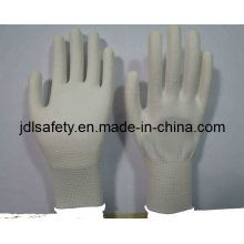 Nylon Work Glove with Knuckle Dipped PU (PN8110)