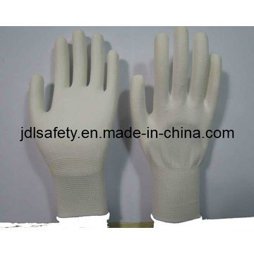 Nylon Work Glove with Knuckle Dipped PU (PN8110)