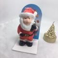 Different color for Father christmas man candle