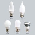 3W Ceramic Candle LED Bulbs With ROHS