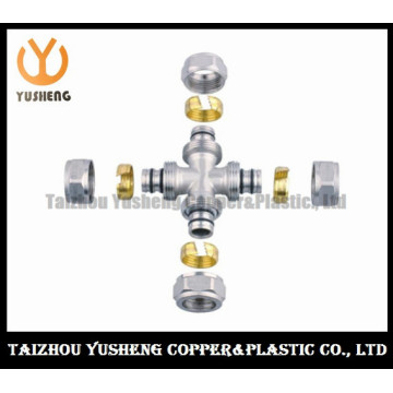 Male Forged Brass Compression Cross Pipe Fitting (YS3301)