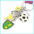 Promotionnel Vente en gros émaillé Sport Charms Métal Keychain