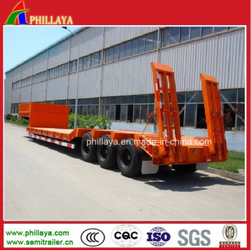 Heavy Duty Truck Semi Trailer / Concave Lowbed Trailer