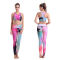 Full Length Nylon Spandex Yoga Sports Calças Calças Mulheres / Leggings