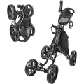 New 4 Wheel Golf Push Cart Golf Trolley