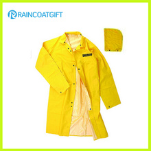 2PCS amarelo PVC / poliéster Raincoat