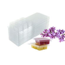 6 Cavity Wax Melt Containers Plastic Clamshell Packaging
