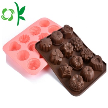 Silicone birthday funny molds for chocolate bar molds
