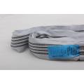 Elingue ronde de levage en nylon gris, 4 tonnes