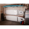 Steel frame surfboard storage rack