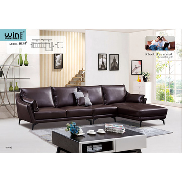 Simple Italy designs L shape Living Room Sofa