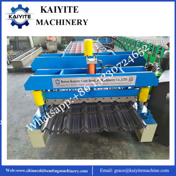 PPGI Tile Roofing Sheet Cold Forming Machine