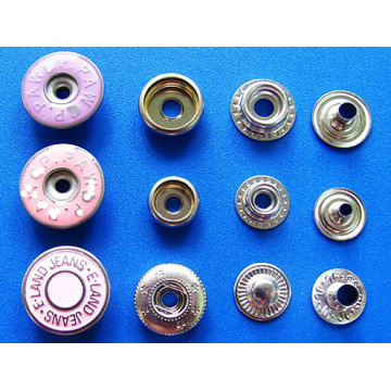 Fashion unique metal fasteners snap together buttons for clothing