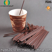 PP Plastic Stiring Stick Drinking Straw for Coffee (HDP-0035)