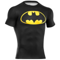 Short Sleeve Compression Shirt Tight Top Personalizado Camiseta sin mangas