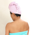 microfiber super absorbent personalized hair towel for women