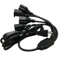 1 to 4 power extension cord splitter cable