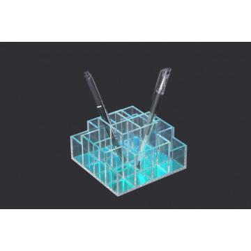 Acrylic Desktop Organizer Blue Base