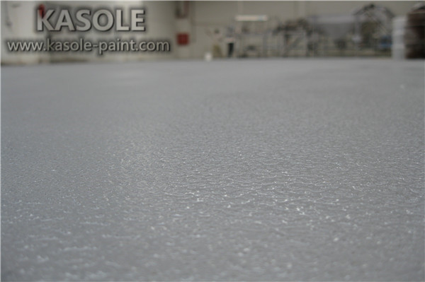 Non-slip epoxy floor system