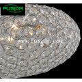 Big Size Round Shape Crystal Beaded Pendant Light