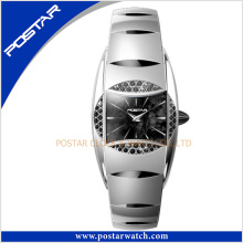 Elegant Tungsten Steel Lady Watches with High Quality Quartz Movement