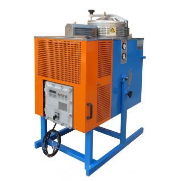 Solvent recovery machine and wall screen