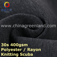 T/R Polyester Rayon Knitted Scuba Fabric for Garment Coat (GLLML396)