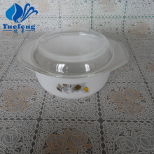 Opal Glass Pressing Casserole With Lid