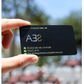 Metal Personalized Quality Scrub Plated Black Business Card