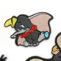 Patch de broderie chat et souris de dessin animé