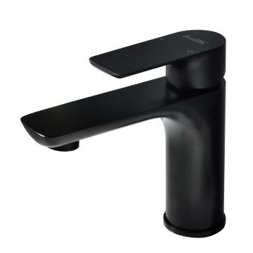 Matte Black One Hole Bathroom Sink Basin Faucet