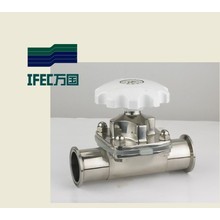 Valve de diaphragme en acier inoxydable sanitaire (IFEC-GMF100001)