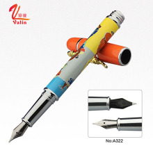 Luxury Metal Pen Logo Customized Metal Fountain Pen on Sell