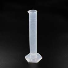 Cilindro de medición de laboratorio de plástico PP