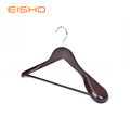 Luxury Wood Coat Hangers With Anti-slip Rubber Tube