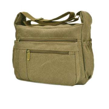 Vintage Casual Canvas Material Messenger Bag for Man