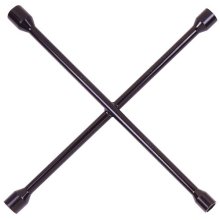 Black 14" Metric 4-Way Lug Wrench