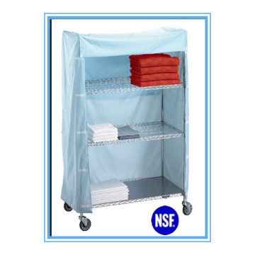 NSF Easily Clean Metal Fabric Wardrobe for Hospital